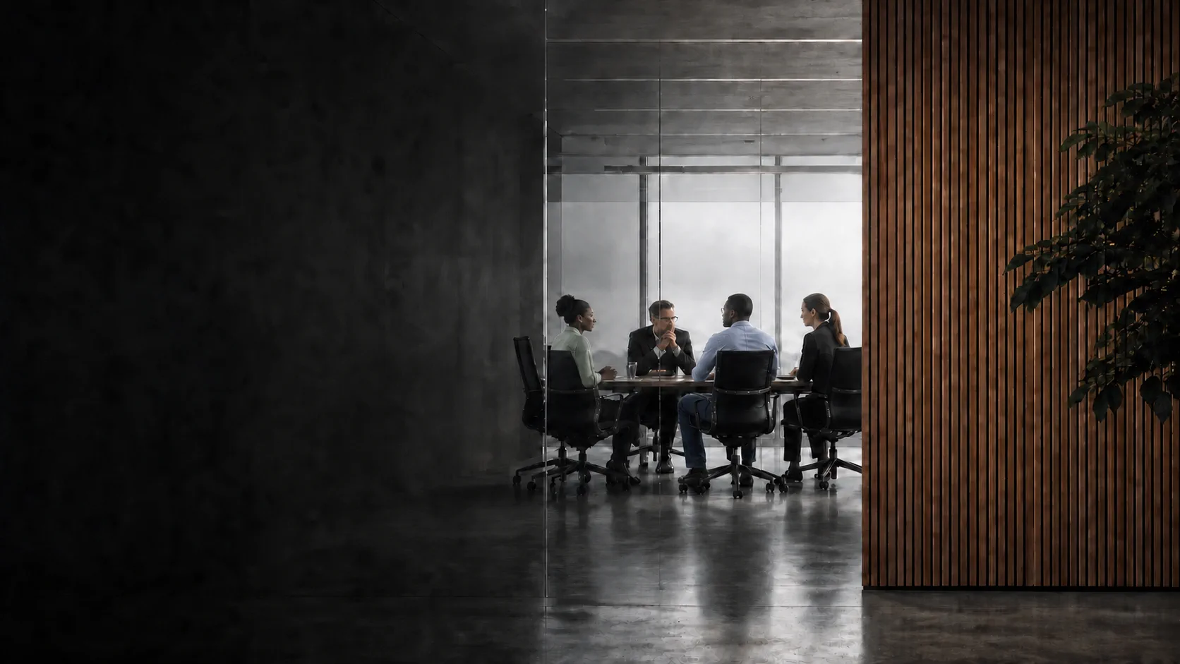 Diverse Nigerian and international technology leaders meeting in business-casual attire